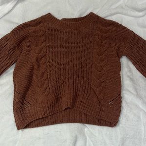 SO brown sweater
